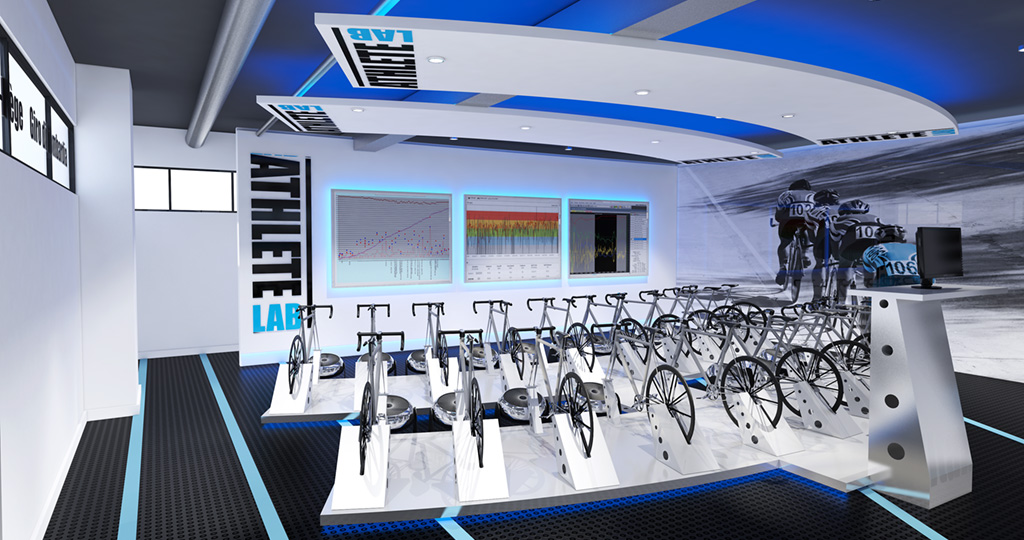 indoor cycling studio architecture
