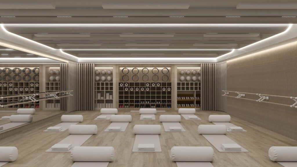 Yoga studio design