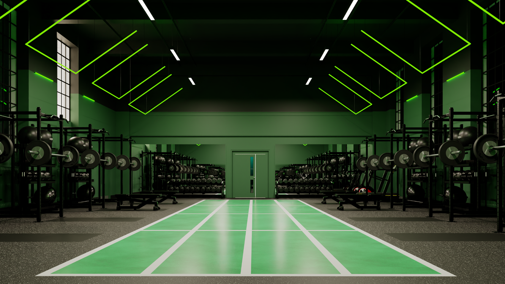 strength and conditioning gym design layout
